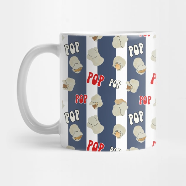 Retro Popcorn | Striped Popcorn Pattern by Suneldesigns